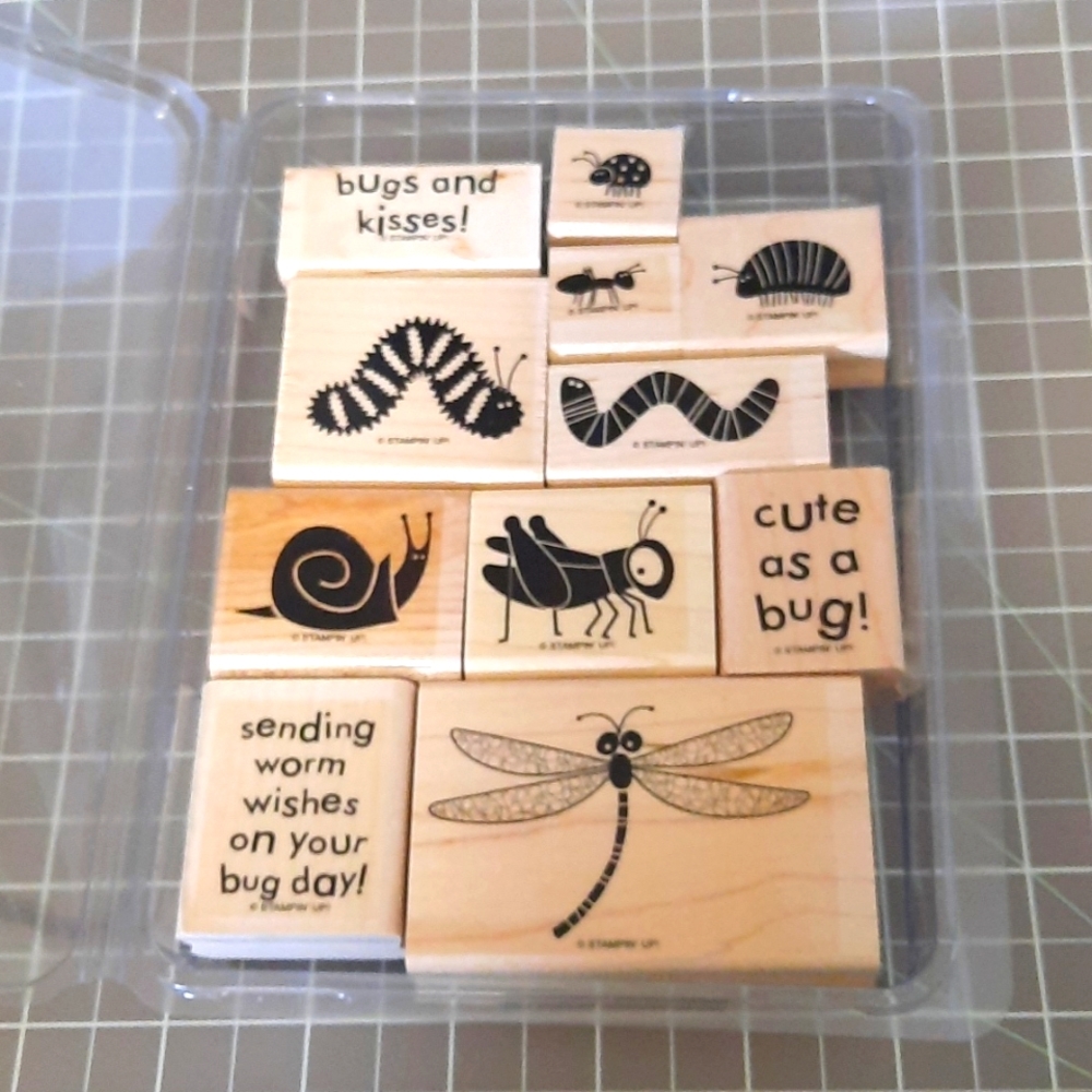 Bugs & Kisses Stampin Up set of 11